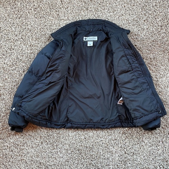Women’s Columbia Black Down Feather Jacket Size M - Picture 3 of 9